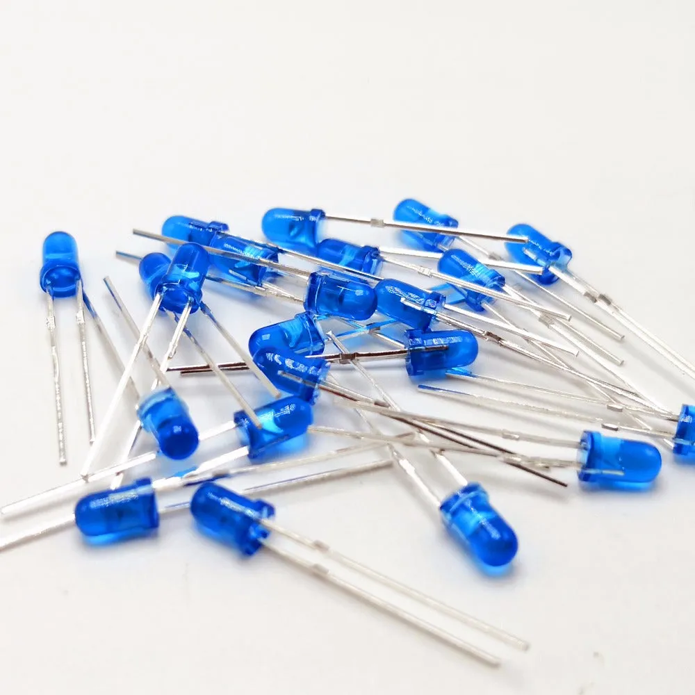 100pcs F5 5mm LED diode Light Assorted Kit LEDs Set Round White Yellow Red Green Blue electronic diy kit Purple Pink Warm white