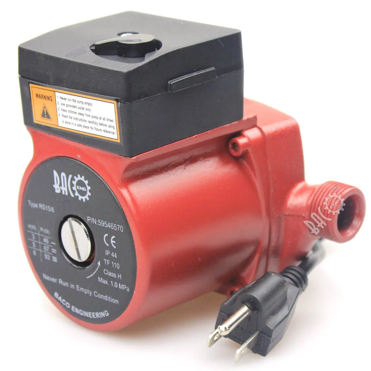 110V 3/4" Iron Head Circulation Pump