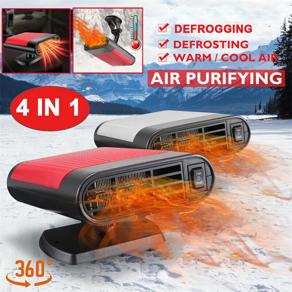 12v 150W Car Air Heater Fast Hot Warm Air Blower Quick Heating