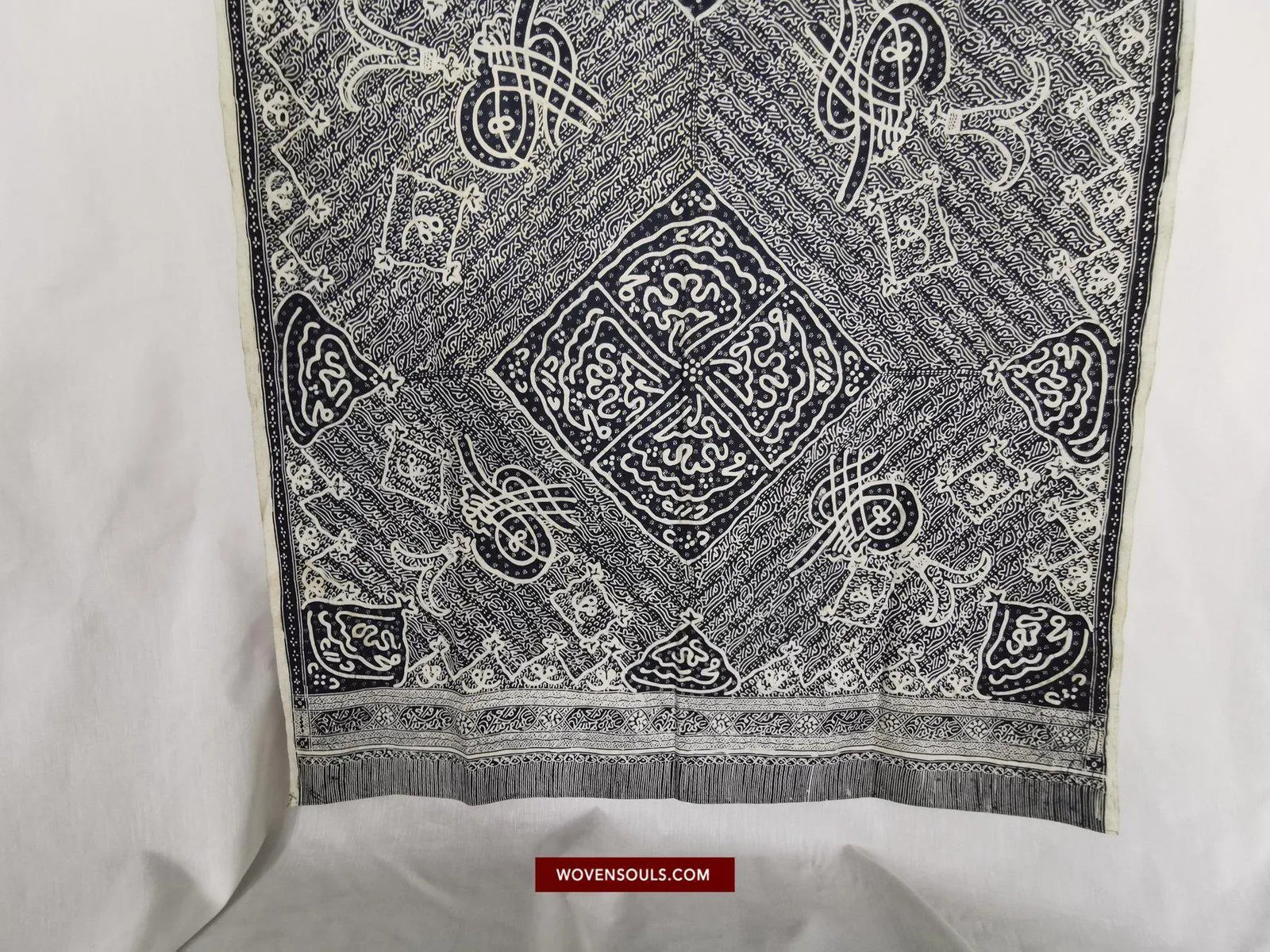 1443 Antique Calligraphy Jambi Batik Bertulis Hand Drawn Textile  Kain Arab