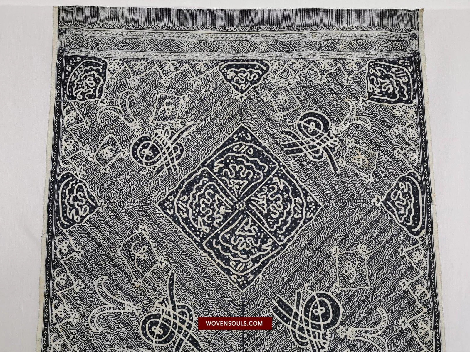 1443 Antique Calligraphy Jambi Batik Bertulis Hand Drawn Textile  Kain Arab