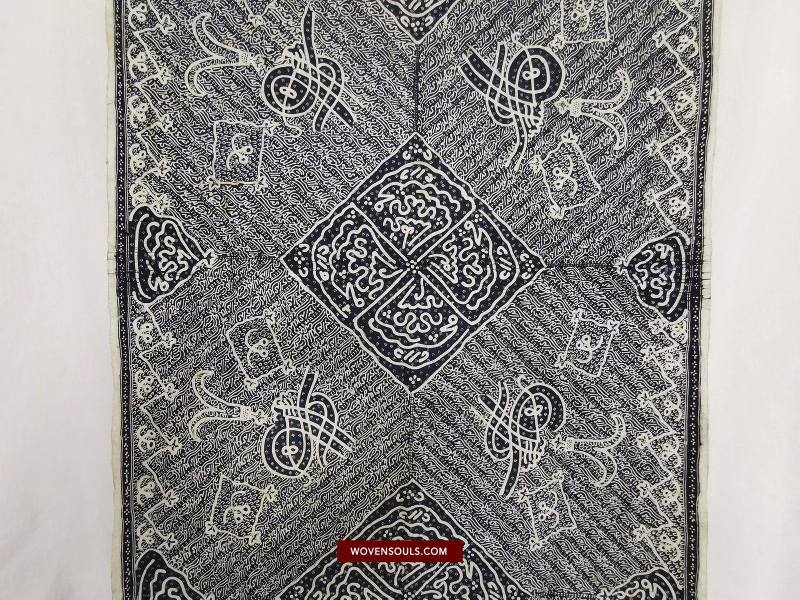 1443 Antique Calligraphy Jambi Batik Bertulis Hand Drawn Textile  Kain Arab