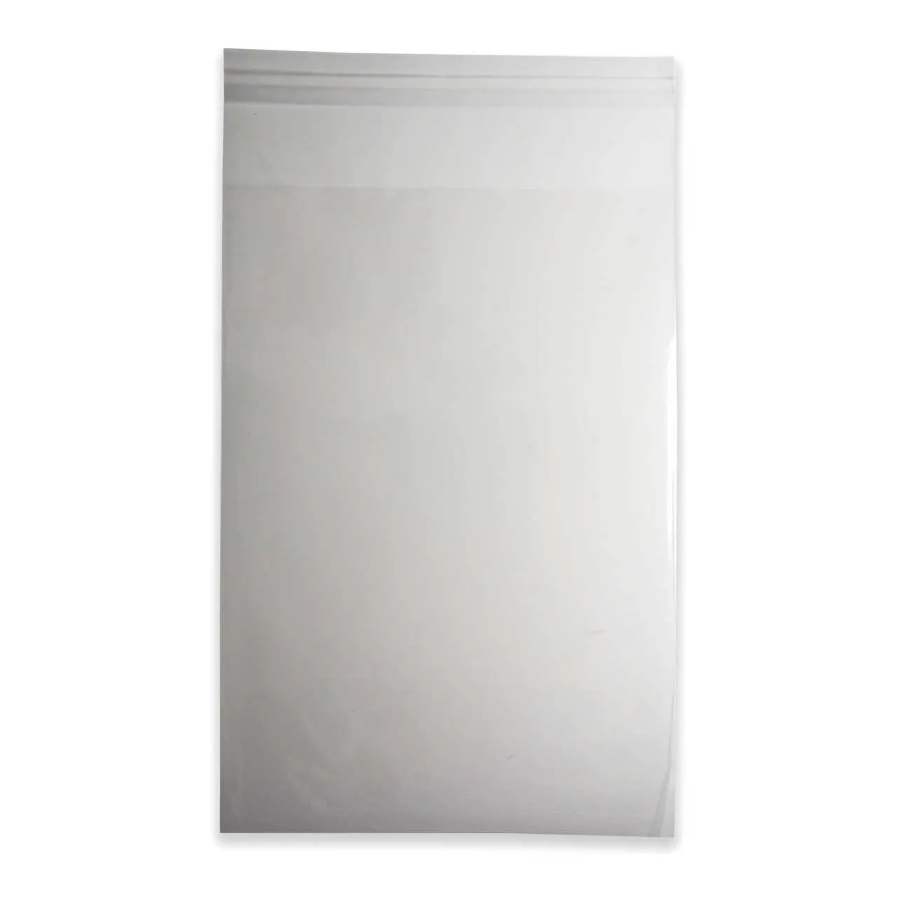 2 Mil Thick Ultra Clear Self Adhesive Resealable Clear Plastic Cellophane Poly Bag (100 Bags) -Multiple Sizes Available