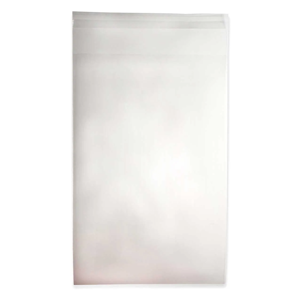 2 Mil Thick Ultra Clear Self Adhesive Resealable Clear Plastic Cellophane Poly Bag (100 Bags) -Multiple Sizes Available