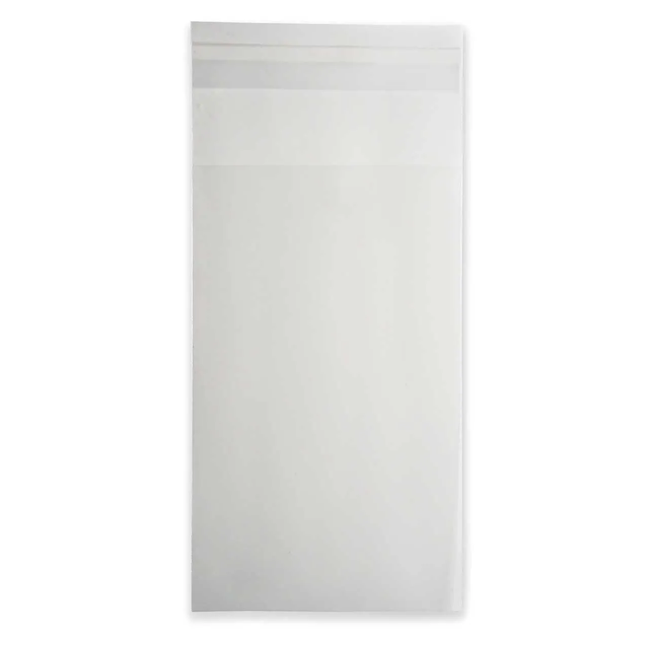 2 Mil Thick Ultra Clear Self Adhesive Resealable Clear Plastic Cellophane Poly Bag (100 Bags) -Multiple Sizes Available