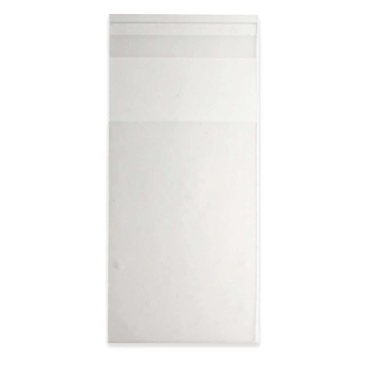 2 Mil Thick Ultra Clear Self Adhesive Resealable Clear Plastic Cellophane Poly Bag (100 Bags) -Multiple Sizes Available