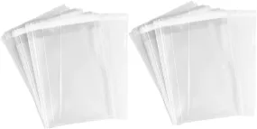 200 (4" x 6") Pcs Clear Flat Cello/Cellophane Bags Good for Candies, Cookies, Bakery Goods, Soap, Other Goodie Treats (4" x 6" (101.6" x 152.4))