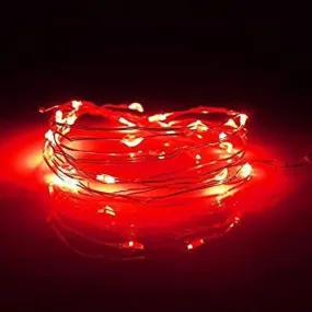 39 Inch Red Fairy Light - (Coin Cell Operated)
