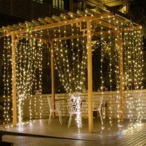 3M 300 LEDs String Curtain Light with Remote