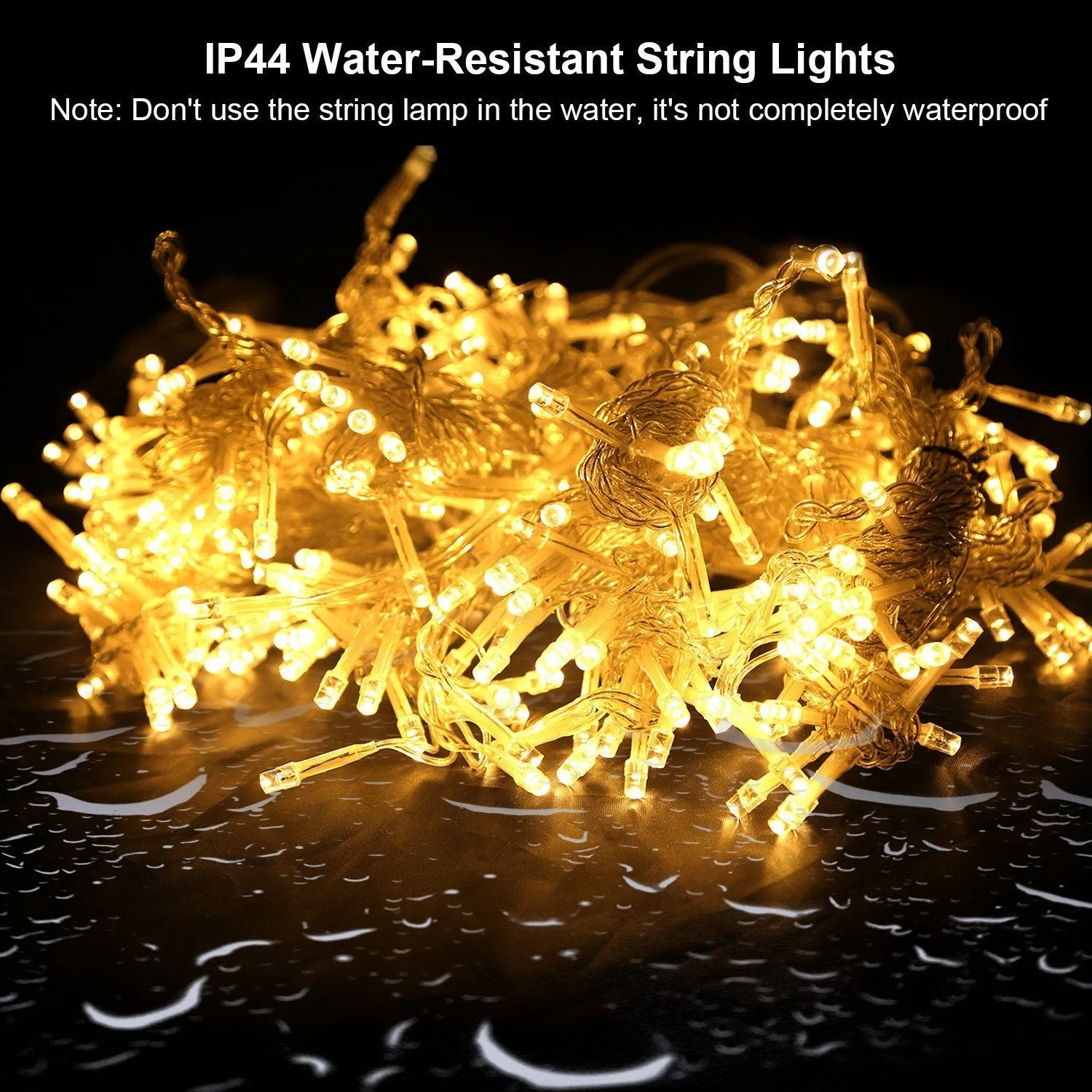 3M 300 LEDs String Curtain Light with Remote