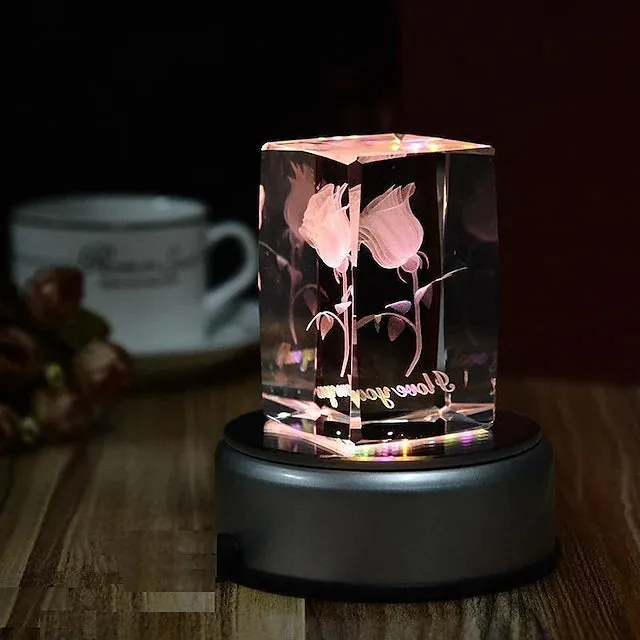 4 LEDs Illuminated Base Lamp