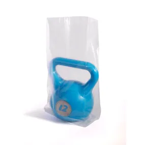 48" x 46" x 96" x 4 mil Clear Eco-Manufactured Plastic Side-Gusseted Bags (Roll of 25)