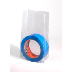 51" x 49" x 73" x 1.5 mil Clear Eco-Manufactured Plastic Side-Gusseted Bags (Roll of 75)