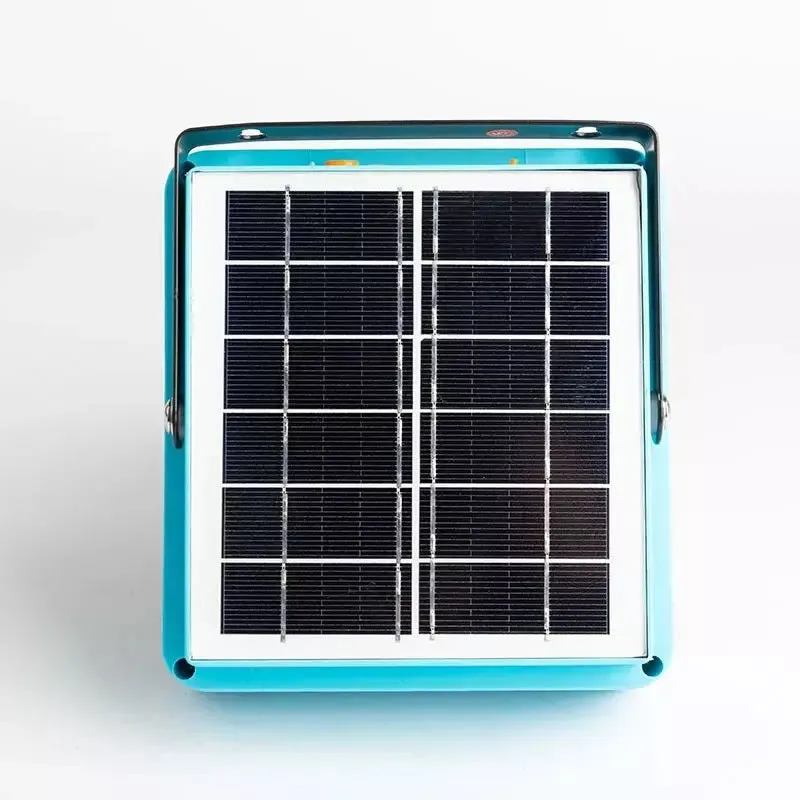 72 Leds Multi-Function Solar Light With 10W Bulb Ab-Ta147 Blue