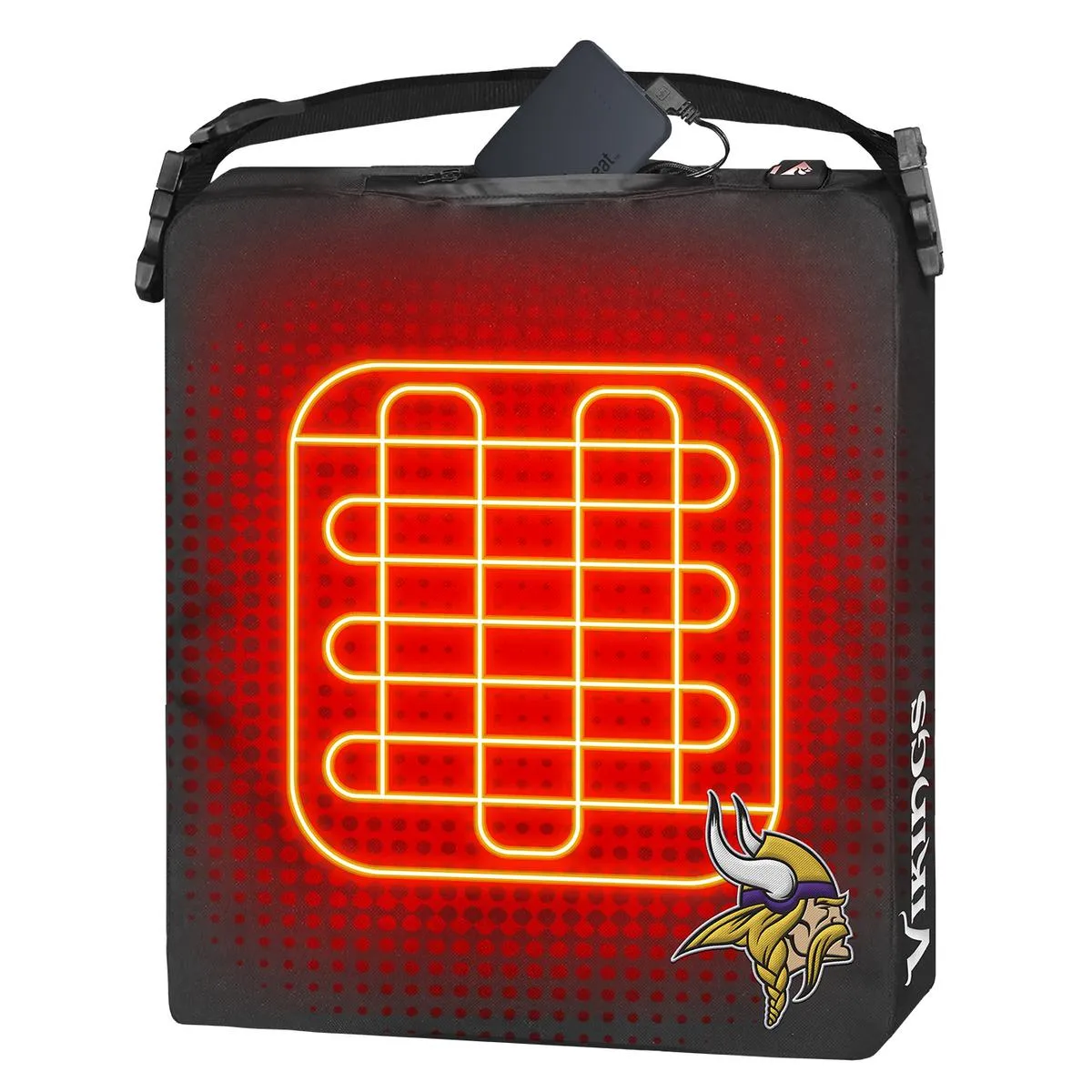 ActionHeat Minnesota Vikings 5V Battery Heated Seat Cushion
