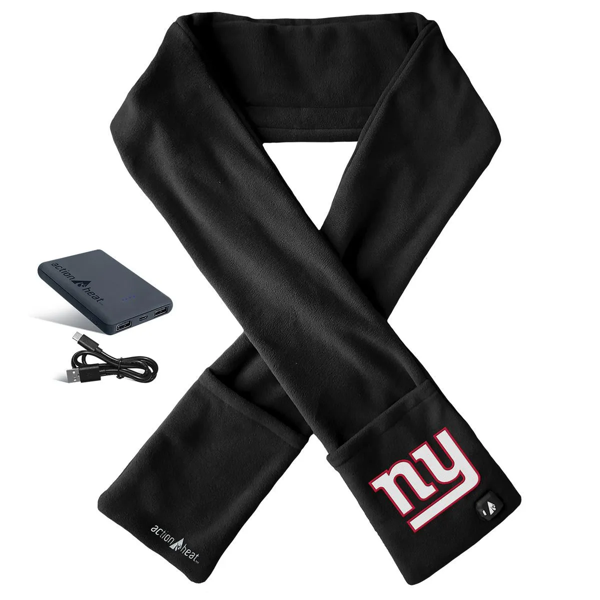 ActionHeat New York Giants 5V Battery Heated Scarf