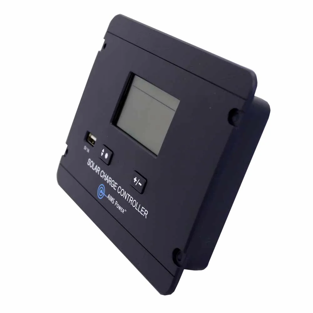 AIMS Power 30 Amp PWM Flush Mount Solar Charge Controller
