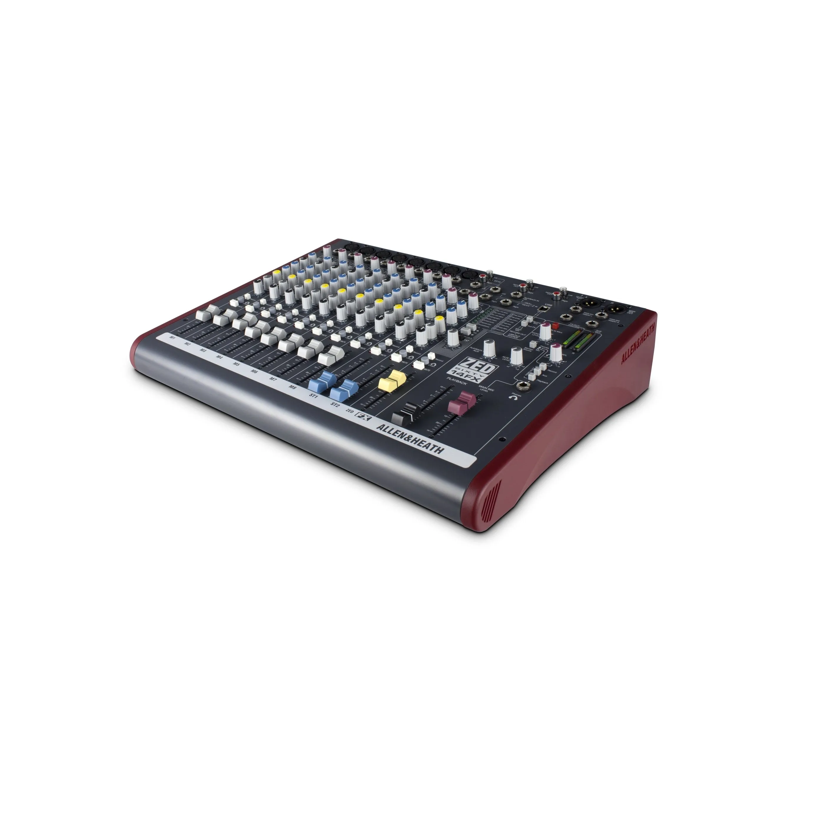 Allen & Heath ZED60-14FX 14 Channel (8XLR) Analog Mixer with FX, 60mm Faders