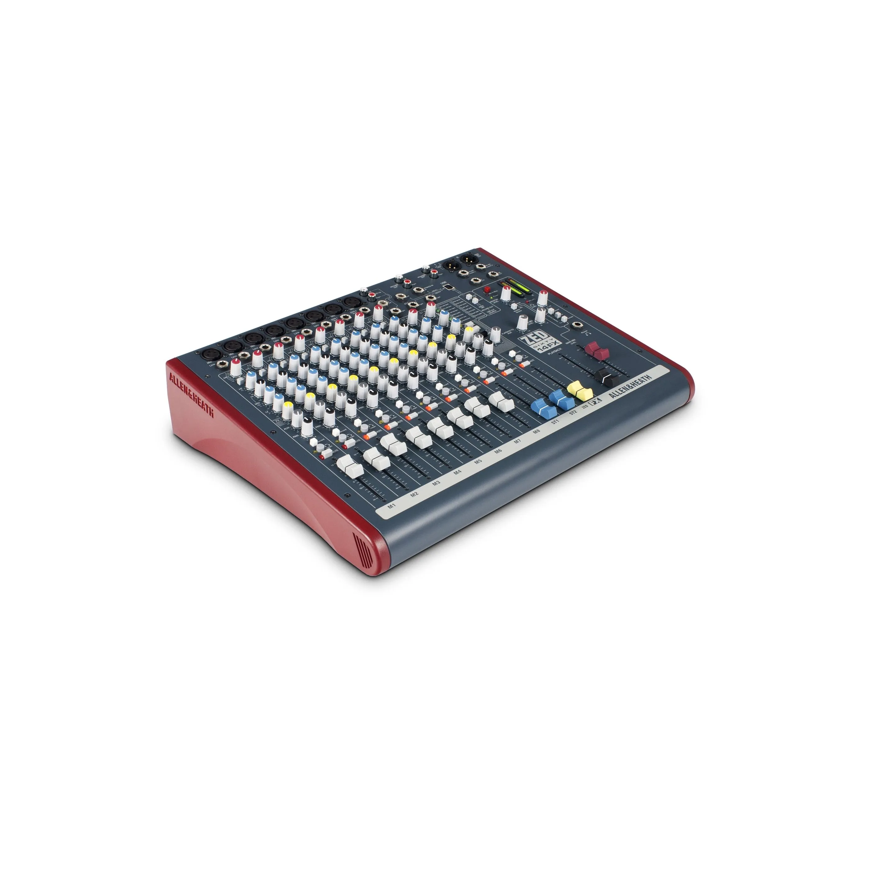 Allen & Heath ZED60-14FX 14 Channel (8XLR) Analog Mixer with FX, 60mm Faders