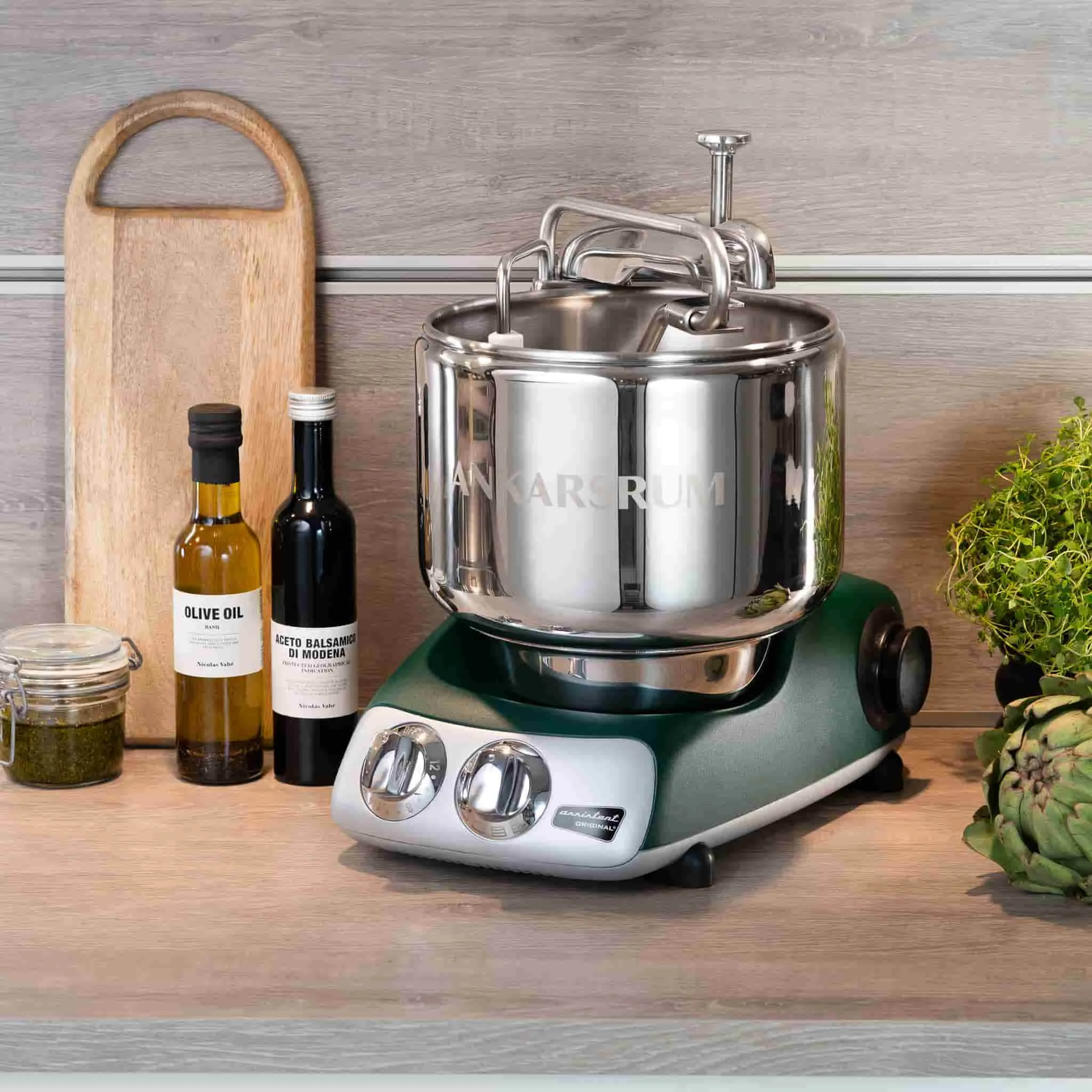 Ankarsrum Assistent Original Stand Mixer, Forest Green