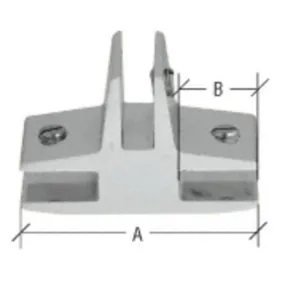 Anodized 3-Way 90 Degree "T" Standard Connector for 3/8" Glass