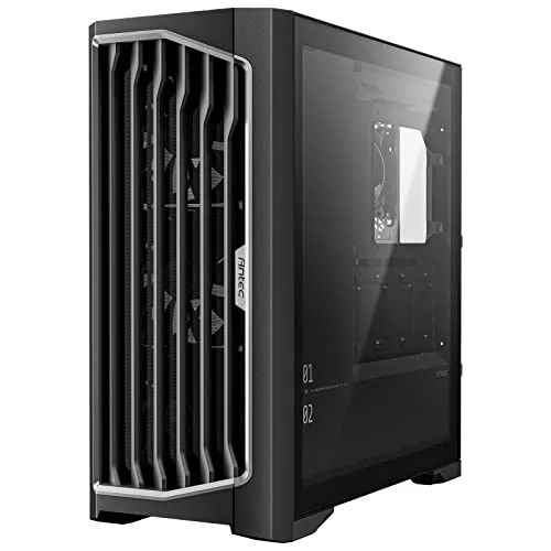 Antec Performance 1 FT, Full Tower, RTX40 Fully Compatible, Temp Display, 4 x Storm T3 PWM Fans, Type-C, Dual TG Side Panels, Removable Top Bracket, High Airflow Mesh Front Panel, E-ATX PC Gaming Case