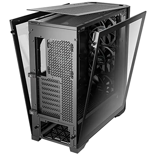 Antec Performance 1 FT, Full Tower, RTX40 Fully Compatible, Temp Display, 4 x Storm T3 PWM Fans, Type-C, Dual TG Side Panels, Removable Top Bracket, High Airflow Mesh Front Panel, E-ATX PC Gaming Case
