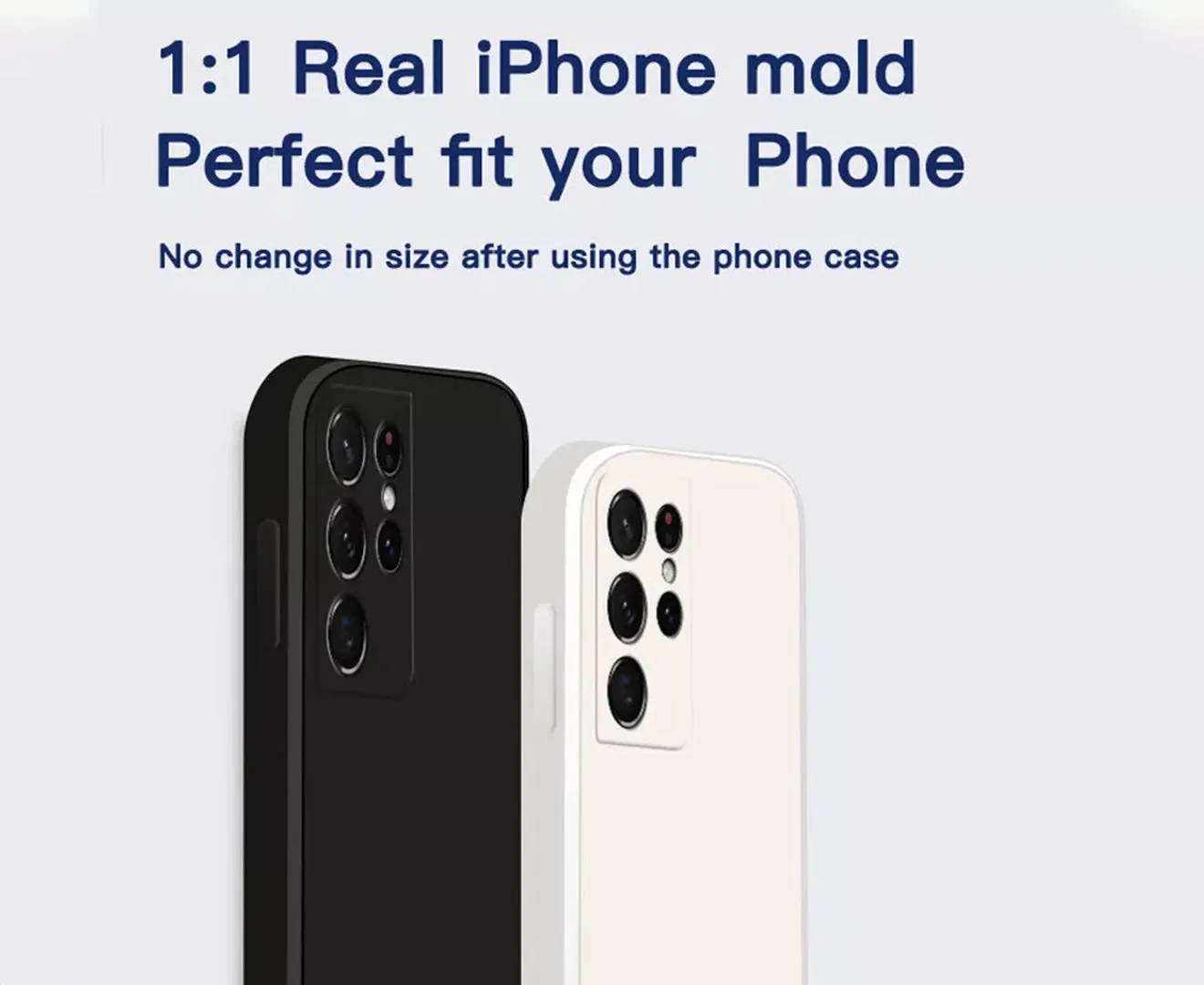 Anymob iPhone Phone Case Pantone Full Lens Protection Square Silicone Cover For IOS 13 11 12 Pro Max Mini X XS Max XR 7 8 6 6S Plus SE Compatible