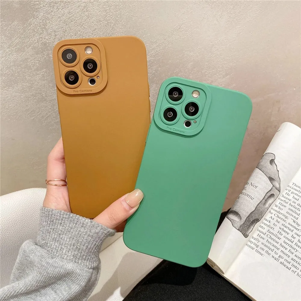 Anymob iPhone Pink Soft Silicone Phone Case Angel Eye Design Camera Protection Cover