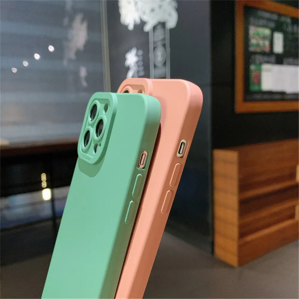 Anymob iPhone Pink Soft Silicone Phone Case Angel Eye Design Camera Protection Cover