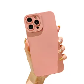 Anymob iPhone Pink Soft Silicone Phone Case Angel Eye Design Camera Protection Cover