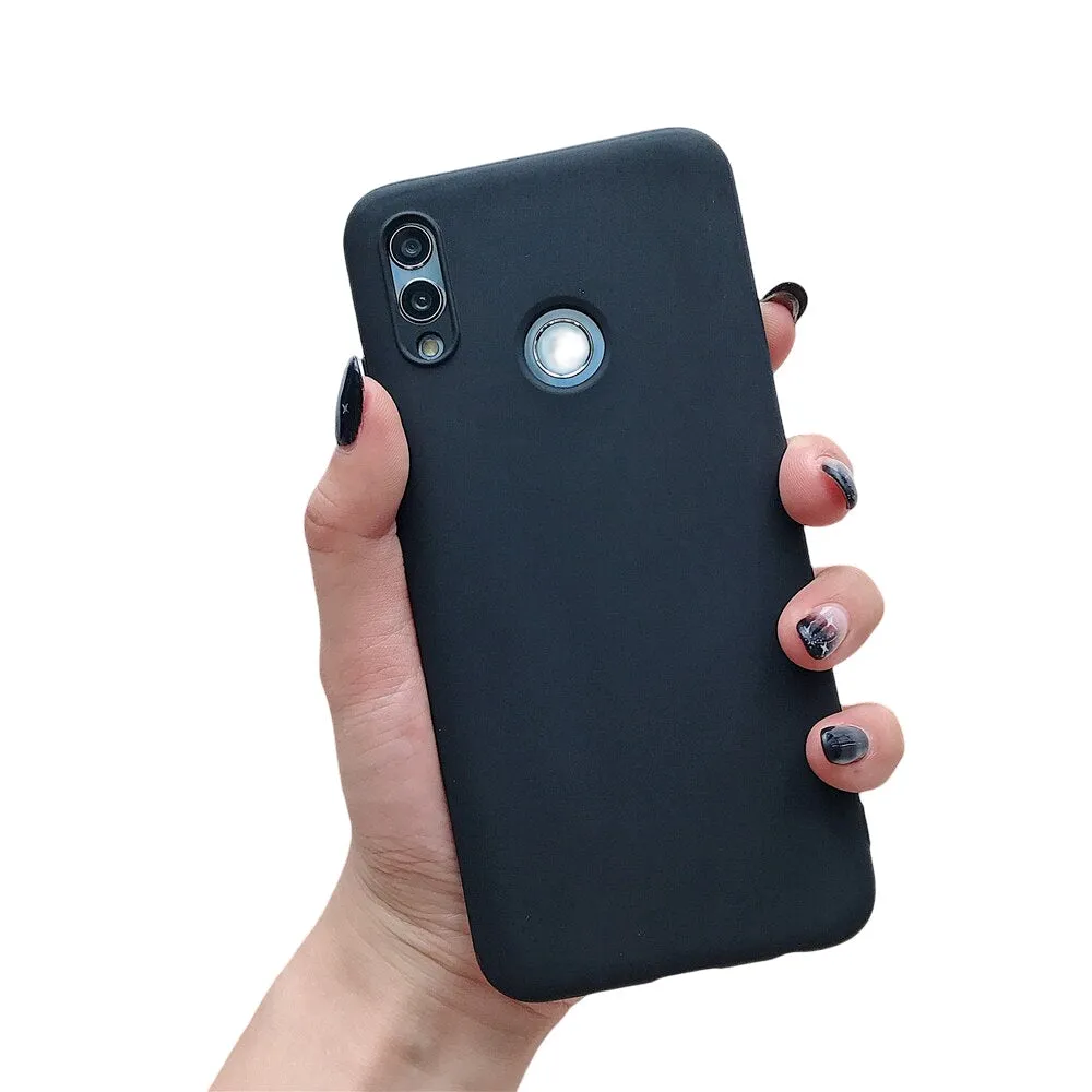 Anymob Samsung Black Soft Silicone Phone Cover Protection