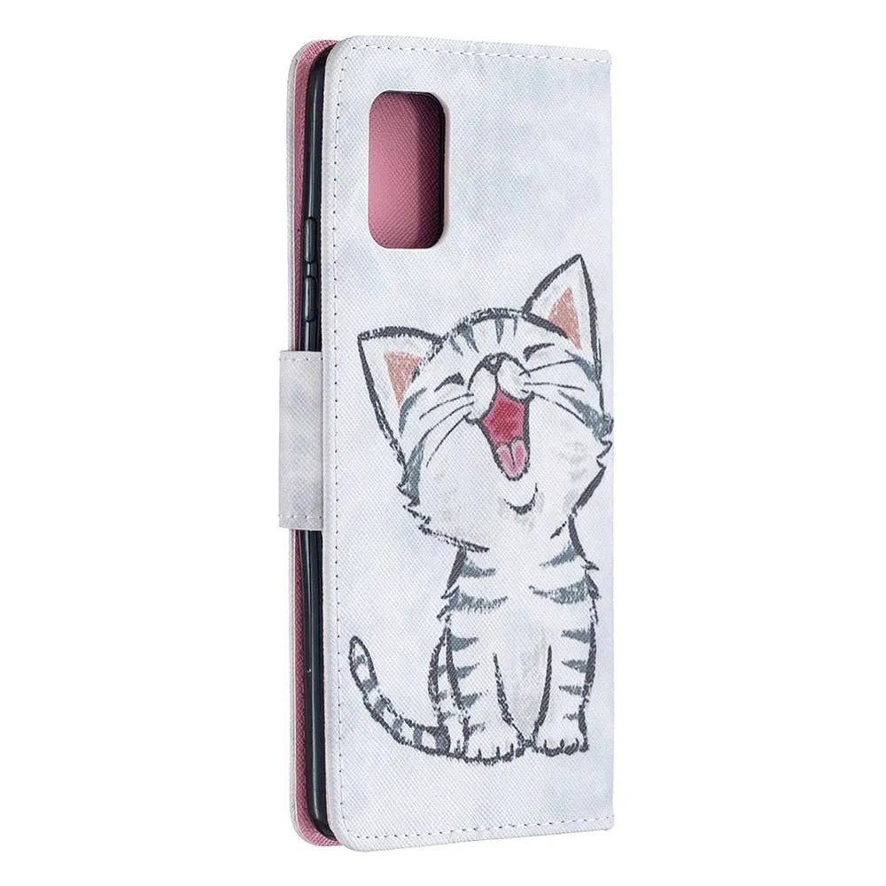 Anymob Samsung Case Multicolor Heart Design Cartoon Flip Leather Wallet Phone Cover Protection