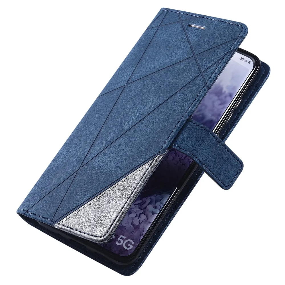 Anymob Samsung Dark Green Flip Case Leather Phone Wallet Cover Protection