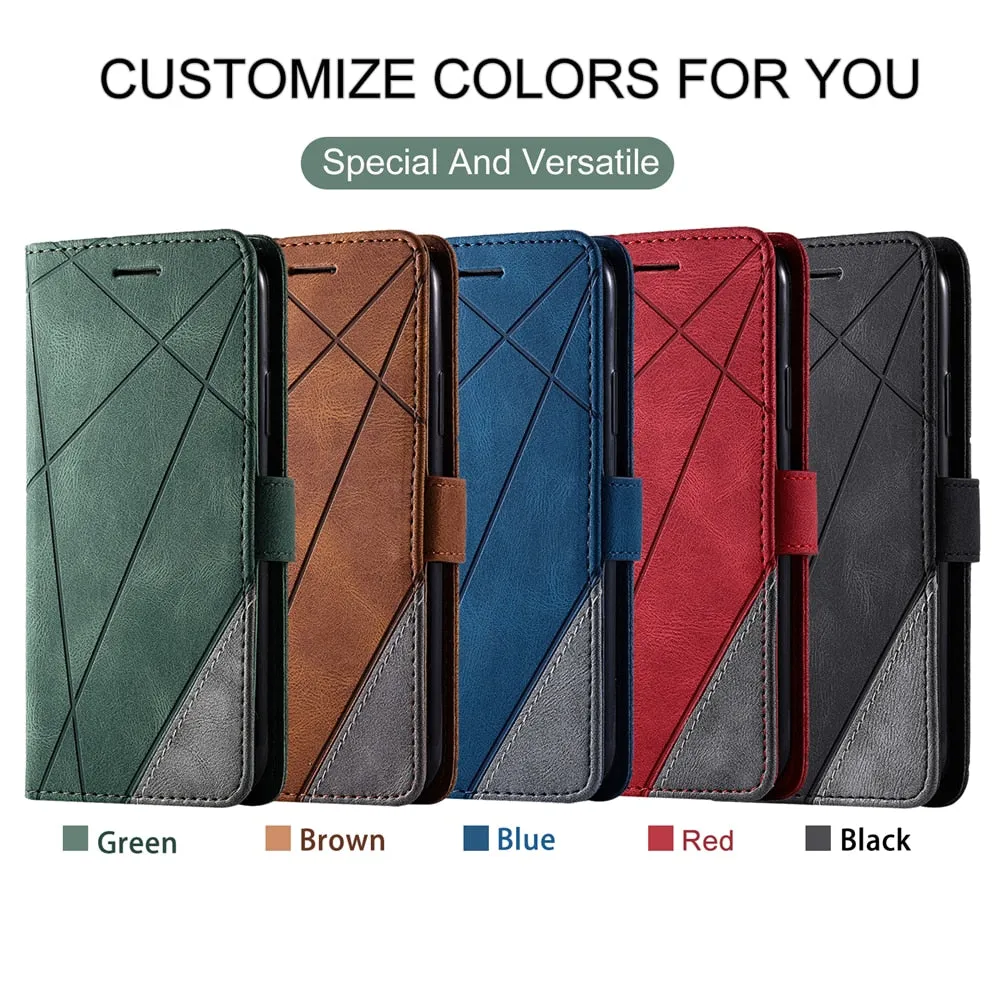 Anymob Samsung Red Luxury Leather Case Mobile Phone Cover Protection