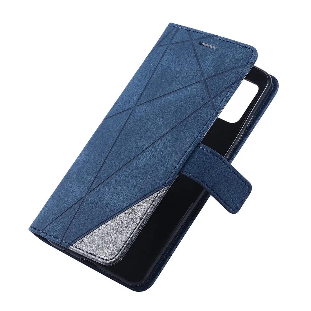 Anymob Samsung Red Luxury Leather Case Mobile Phone Cover Protection