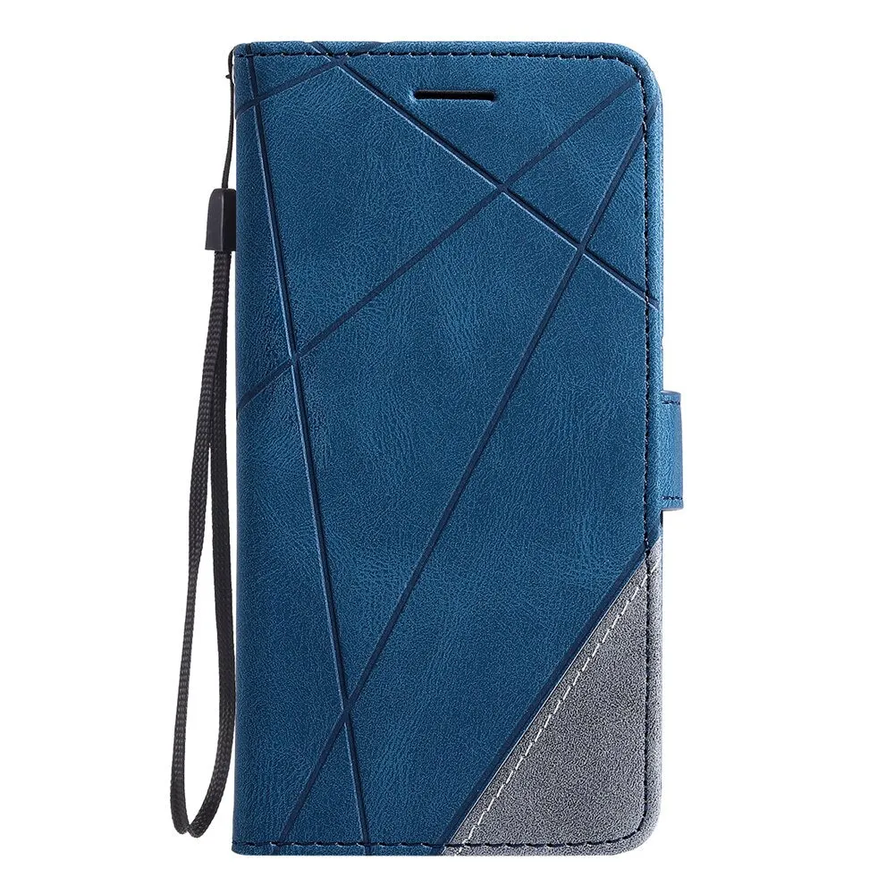 Anymob Samsung Red Luxury Leather Case Mobile Phone Cover Protection