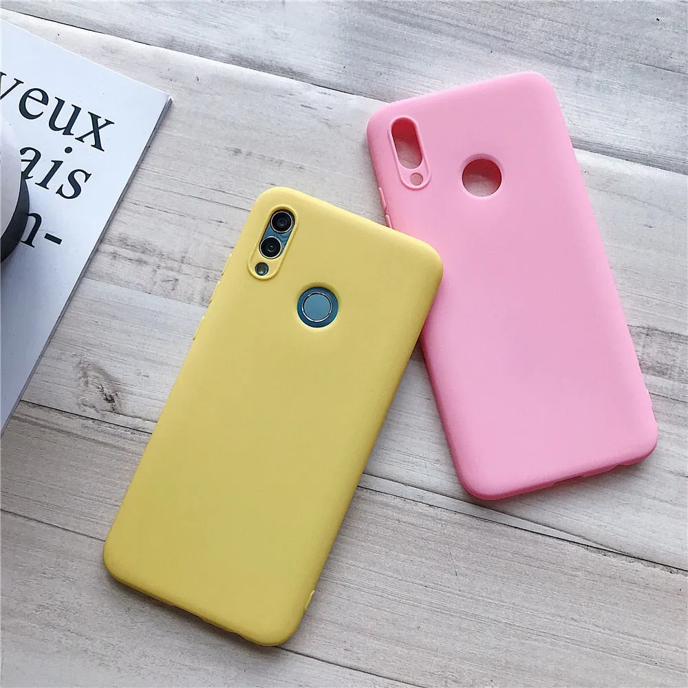 Anymob Samsung Yellow Soft Silicone Phone Cover Protection