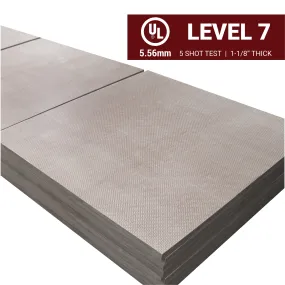 Armorcore Level 7 Bullet and Fire Resistant Fiberglass Wall Panel UL 752 Rated