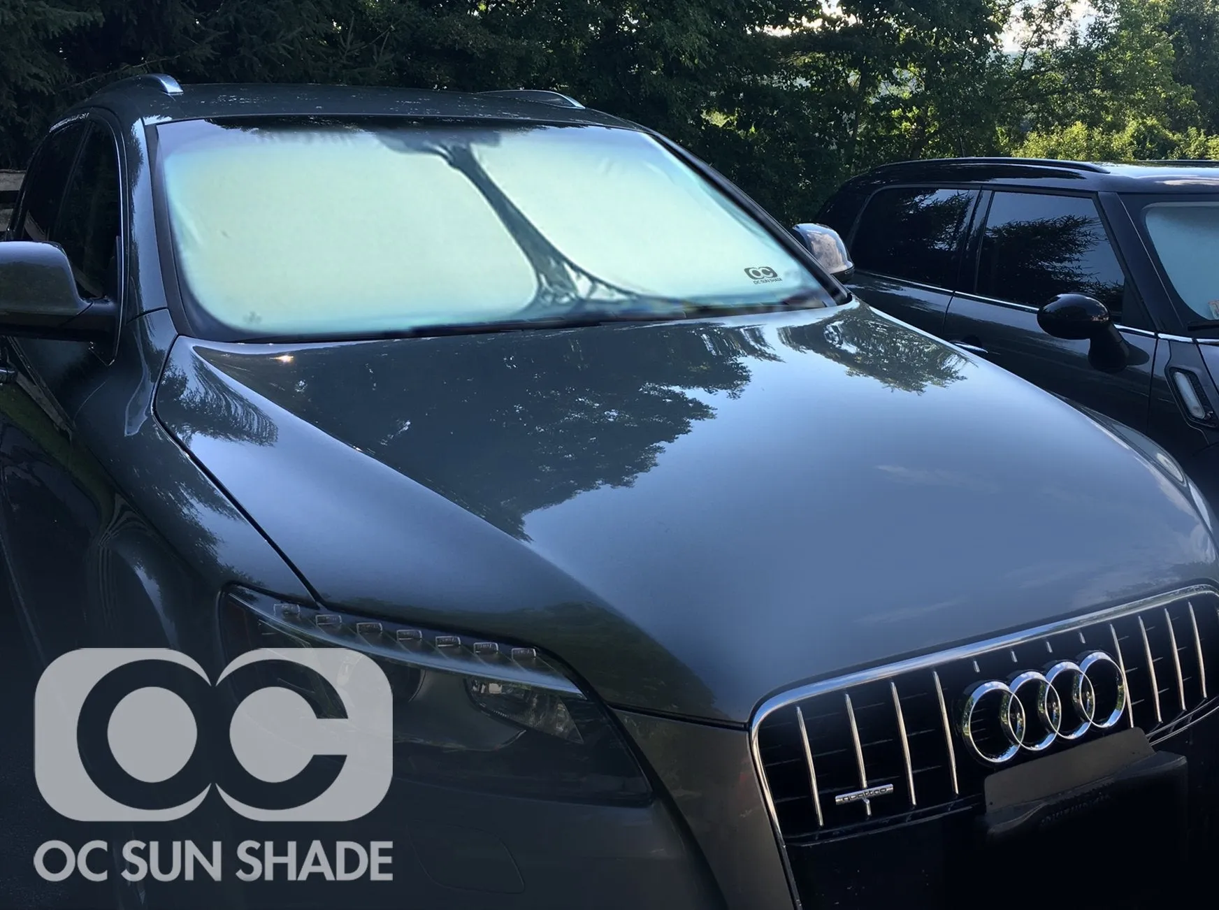 Audi Q4 2022 - 2024 Heat and UV Sun Shade by OC Sun Shade