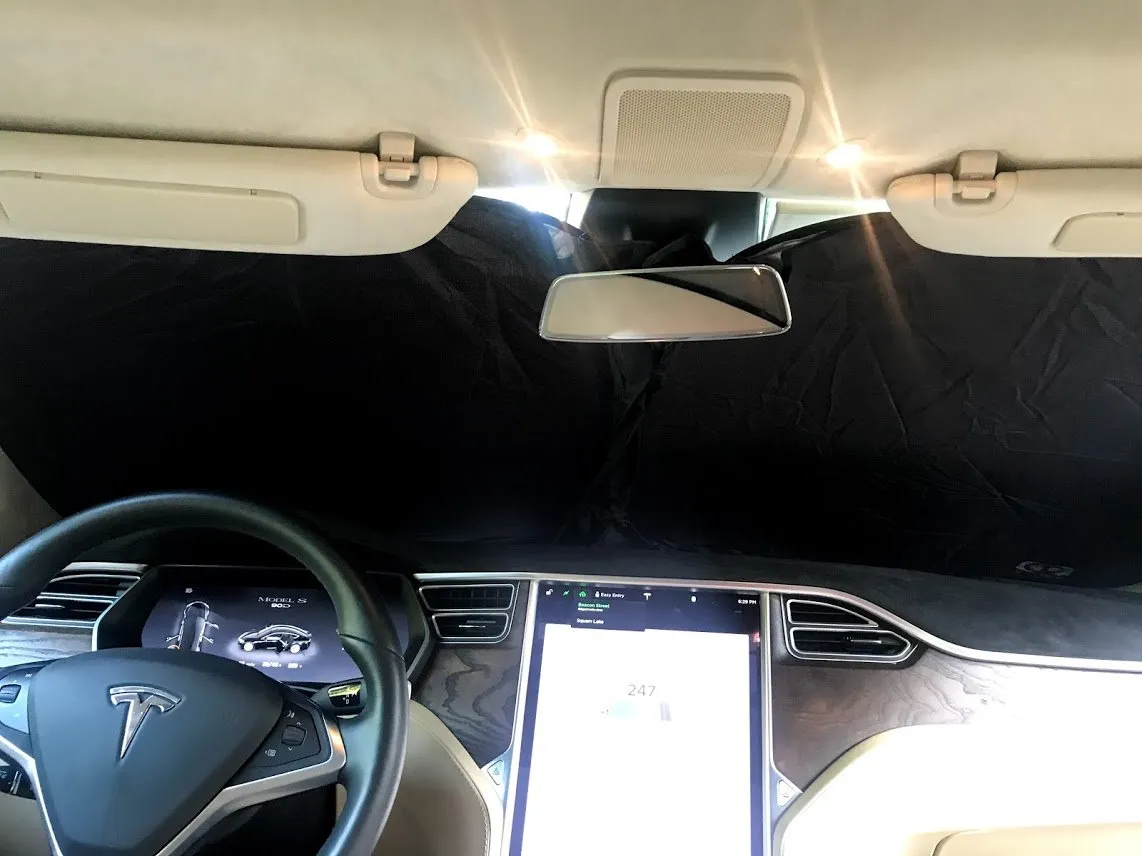 Audi Q4 2022 - 2024 Heat and UV Sun Shade by OC Sun Shade