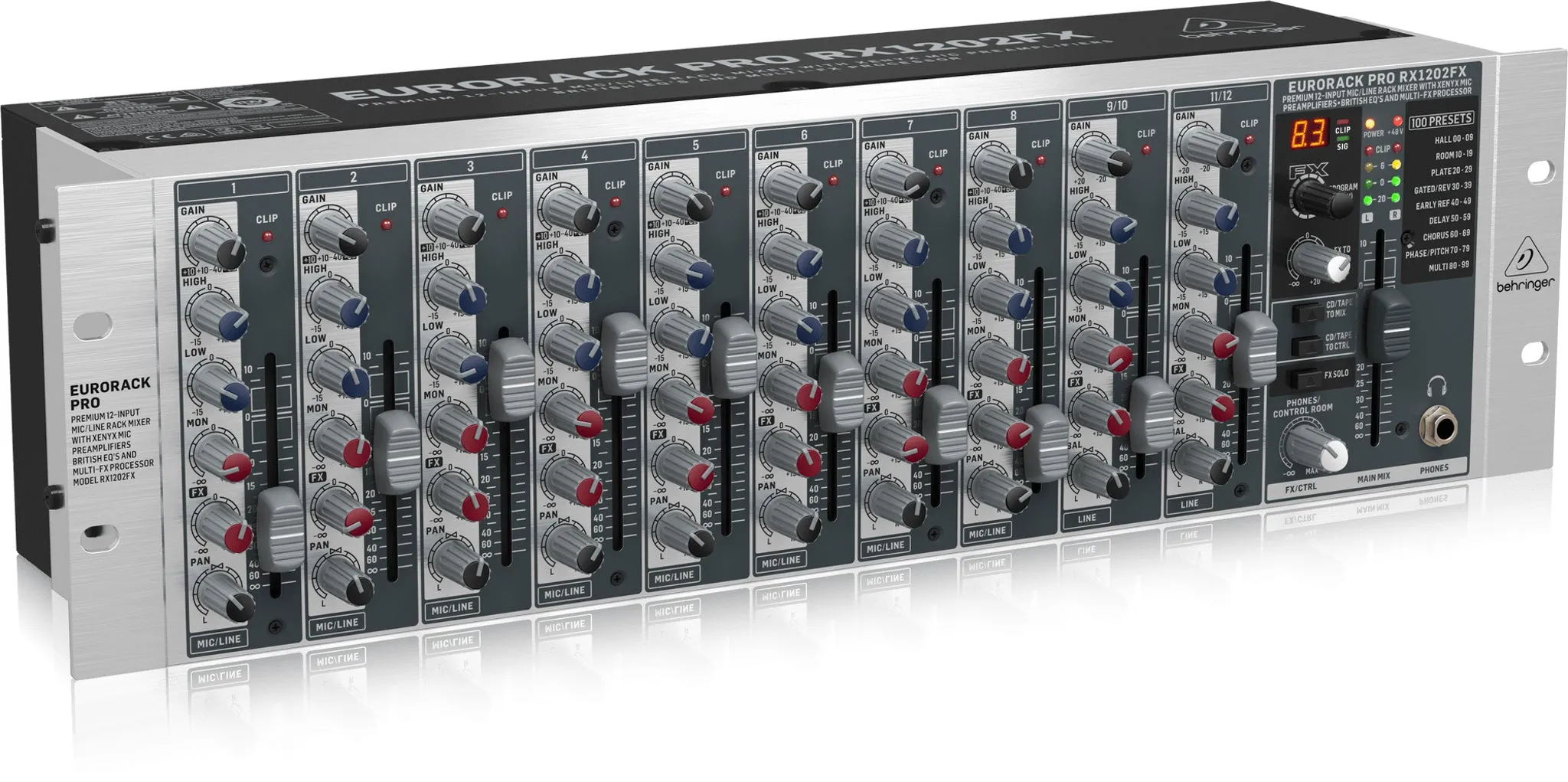 Behringer RX1202FX V2 12-Channel Mixer