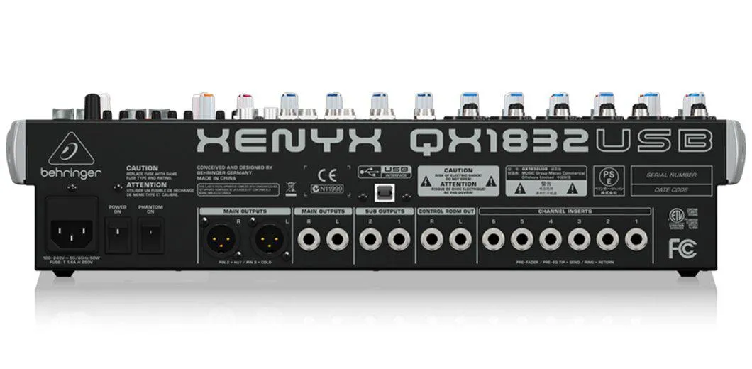 Behringer XENYX QX1832USB 18ch Analogue Mixer