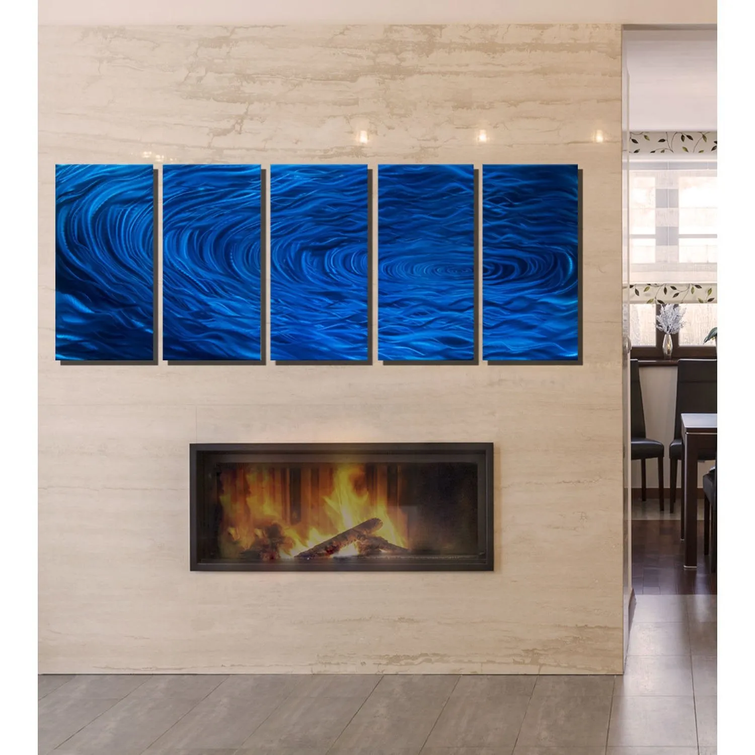 Blue Ripple Effect