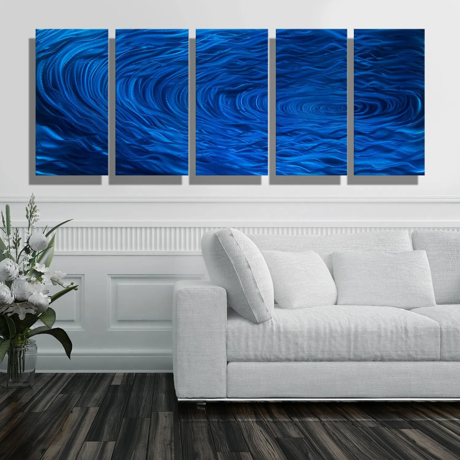 Blue Ripple Effect