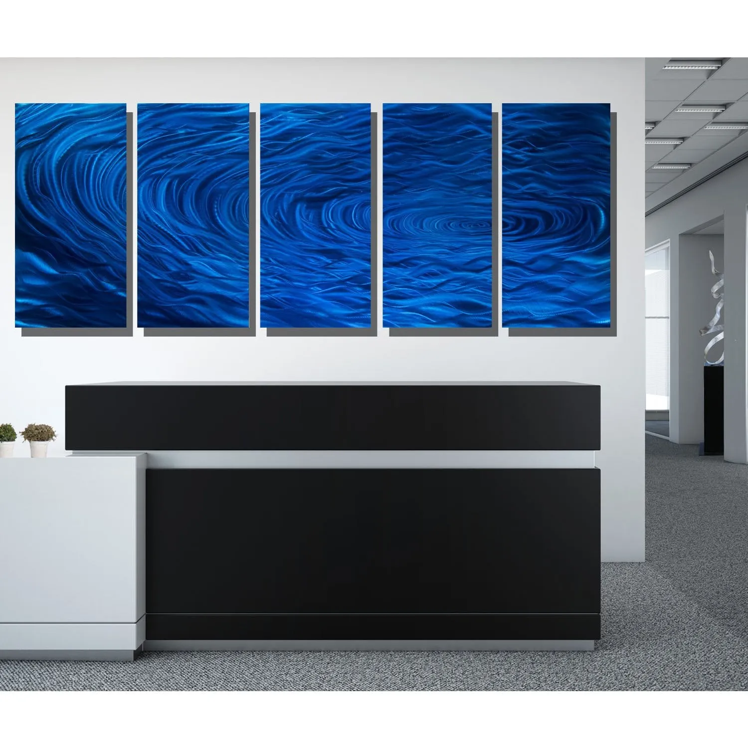 Blue Ripple Effect