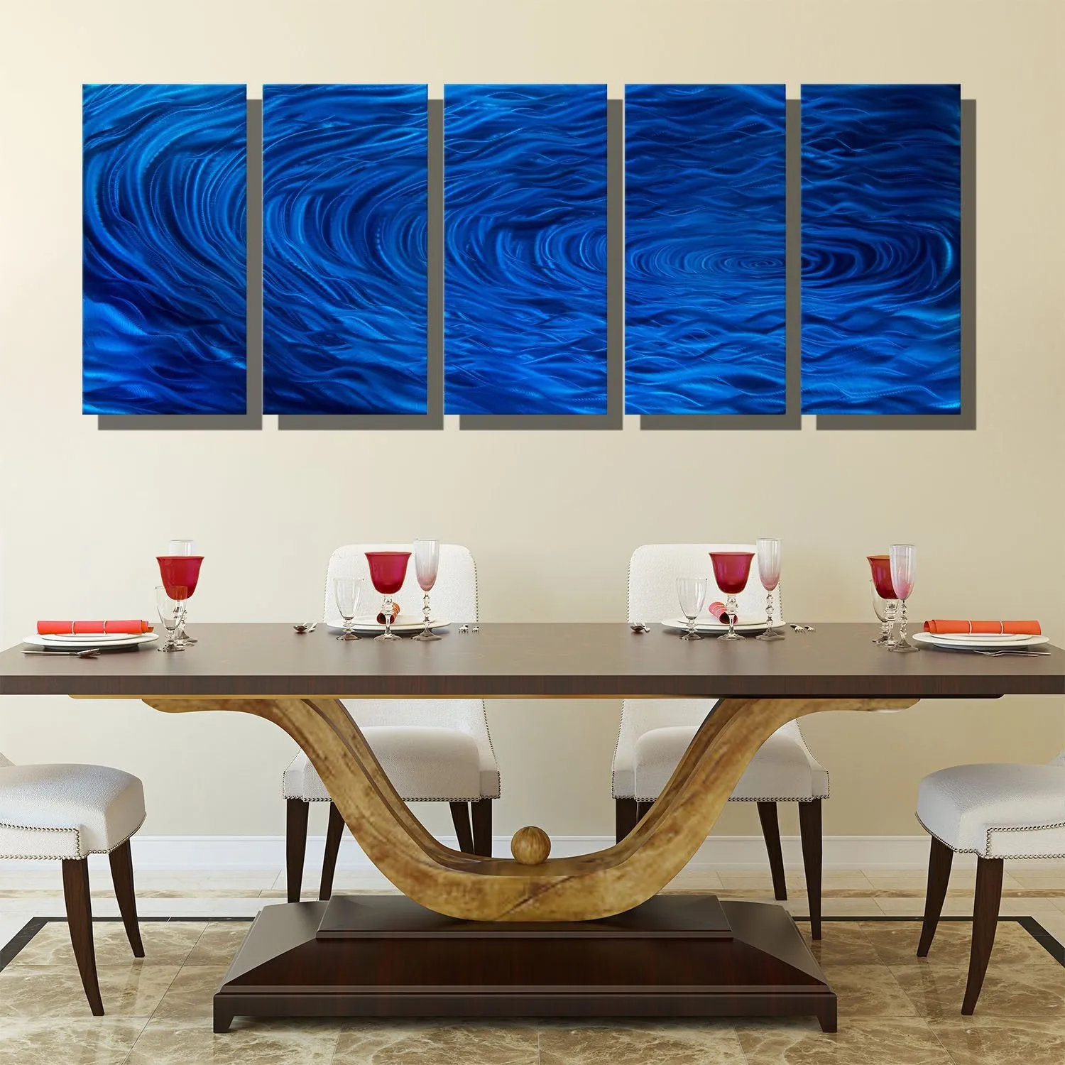 Blue Ripple Effect