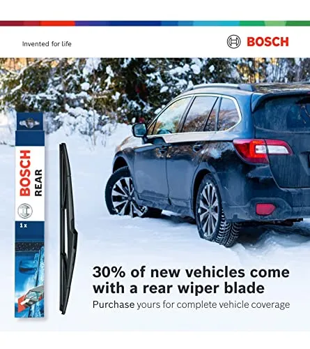 BOSCH 360 Complete Vehicle Wiper Blade Replacement - Includes Front Beam Blades (Pair)   Rear Wiper Blade (1) - 22"/21"/11" (B36012)