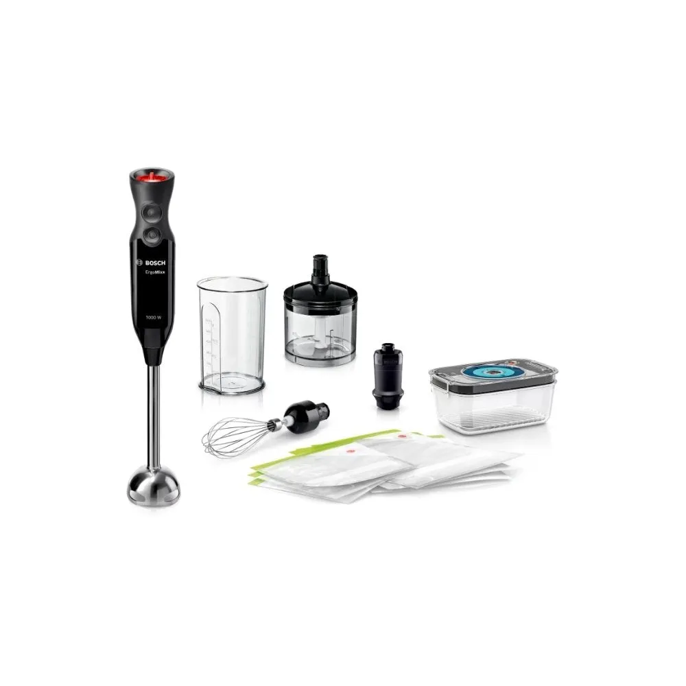 Bosch MS6CB61V5 Hand Blender 1000W Ergomixx With Vacuum Pump Black Anthracite