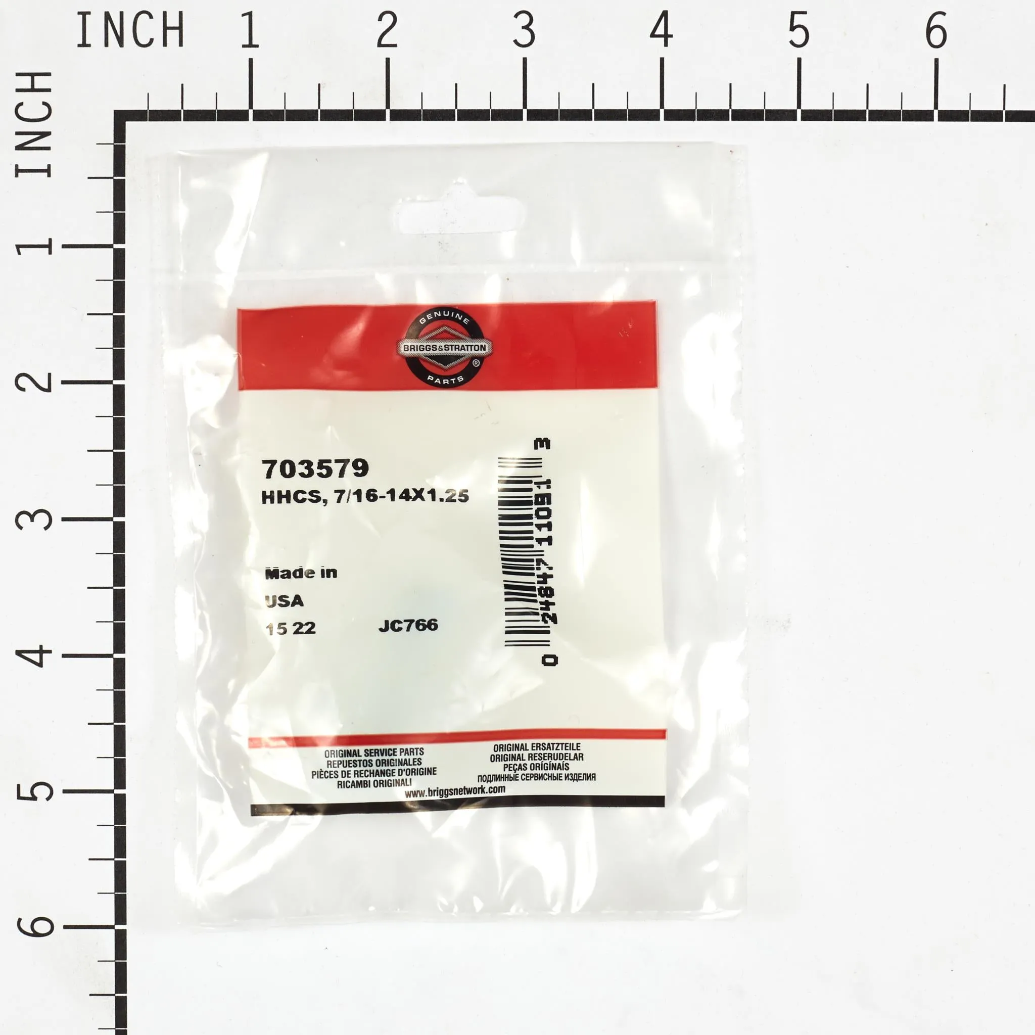 Briggs and Stratton 703579 Hex Head Cap Screw - 7/16-14 x 1.25
